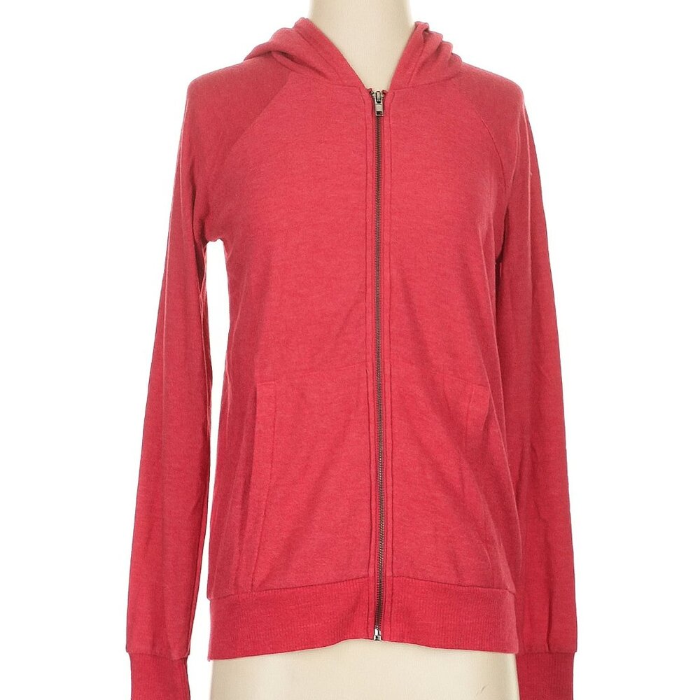 Chaser Red Hooded Full Zip Hooded Jacket Size Medium